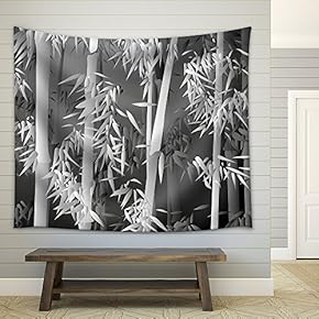 Bamboo Forest - Fabric Wall Tapestry Home Decor - 51x60 inches