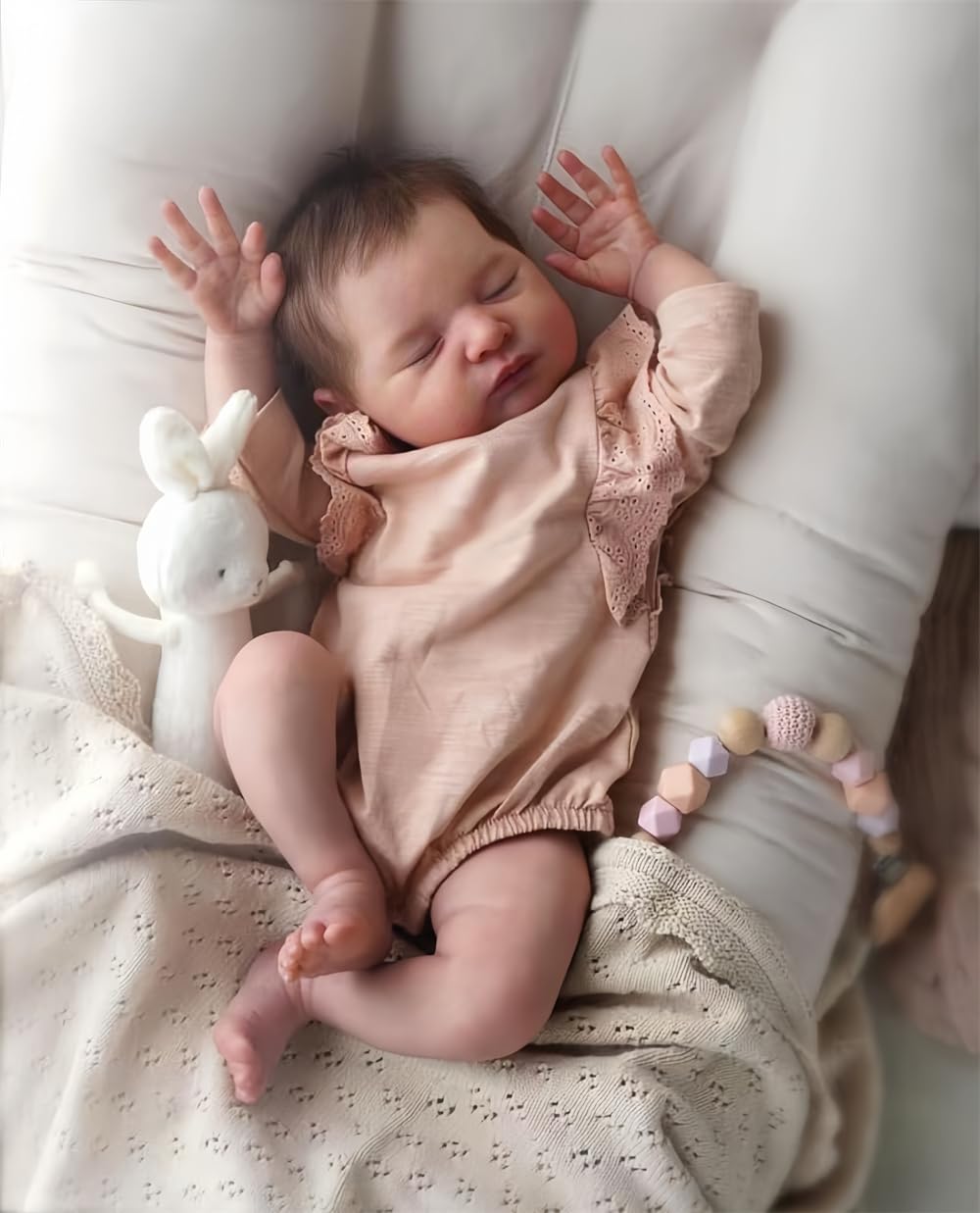 Reborn Baby Dolls Girl 20 Inch Lifelike Babies Newborn Baby Dolls Realistic Todder Doll Real Life Baby Dolls Full Body Vinyl Washable Like Real Baby