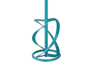 COLLOMIX Concrete Mixing Paddle - MK Series 5.3" Mud Mixer Drill Bit with Mortar, Plaster and Highly-Viscous Materials & HEXAFIX Connection - MK140HF