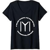 Womens If We Are Thankful Dirilis Ertugrul Kurulus Osman Kayi Flag V-Neck T-Shirt