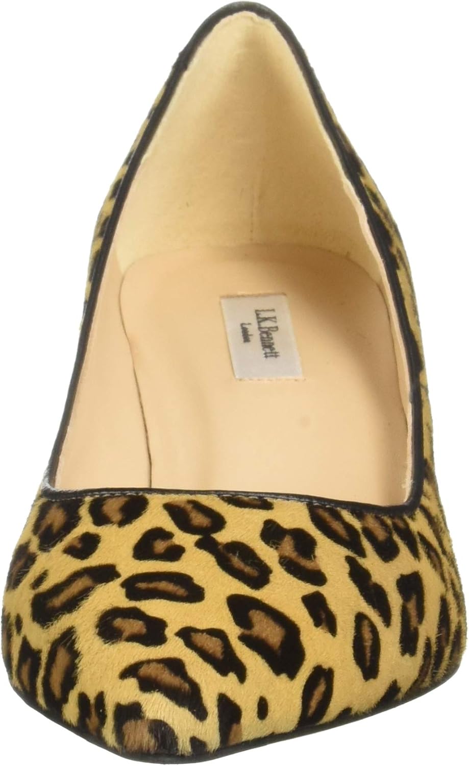 lk bennett leopard print boots