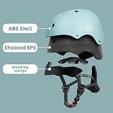 XJD Kids Helmet Light Blue Small Age 3-8 9-13 Adjustable Safety CE view 6