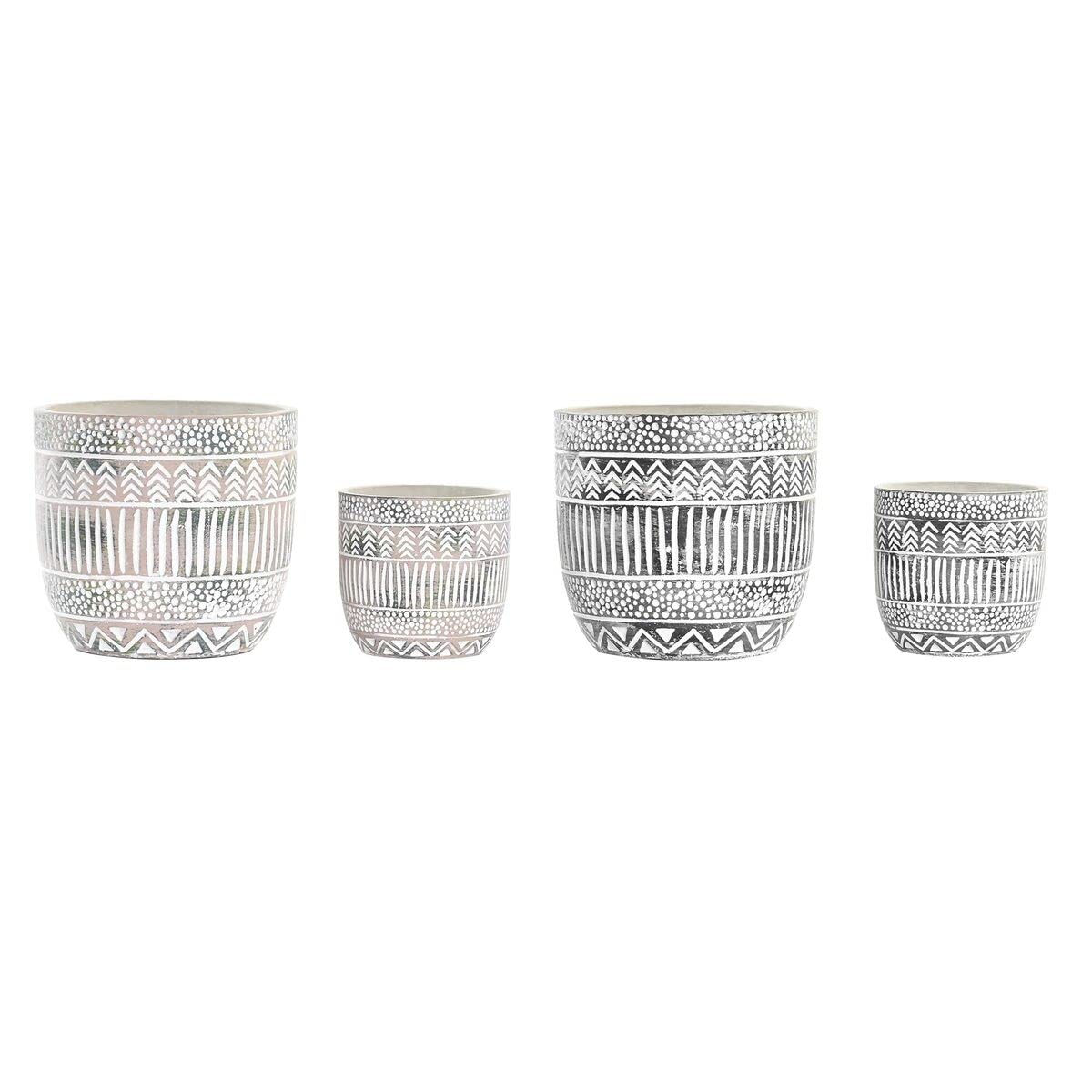 DKD Home Decor Plant Pot Set, Standard