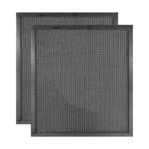 2 PACK Air Filter Factory 10-3/8 X 11-3/8 X 3/8 Range Hood Aluminum Grease Filters