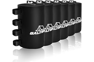GALTEED Canopy Water Weight Bag,330 LBS Water Tent Weights Set of 6 Leg Weights for Pop Up Canopy,Canopies,Tent,Gazebo,Black