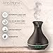 400ml Aromatherapy Essential Oil Diffuser -Wood Grain Ultrasonic Aroma Essential Oil Cool Mist Humidifier with Adjustable Mist Mode for Bedrooms, Office, Yoga Studios, Spa, Gyms