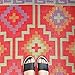 Fab Habitat Outdoor Rug - Waterproof, Fade Resistant, Crease-Free - Premium Recycled Plastic - Vintage Kilim - Porch, Deck, Balcony, Mudroom, Laundry Room, Patio - Lhasa - Orange & Violet - 3 x 5 ft