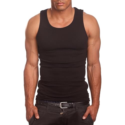 Mens A-Shirts 3 Pack Undershirt