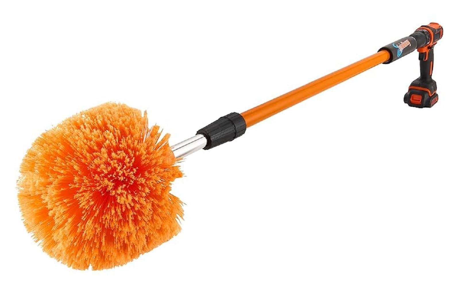 Photo 1 of (missing pieces) SpinAway All-Purpose Rotary Cleaning Kit – Use with Any Drill, Lightweight & Extendable, SP1