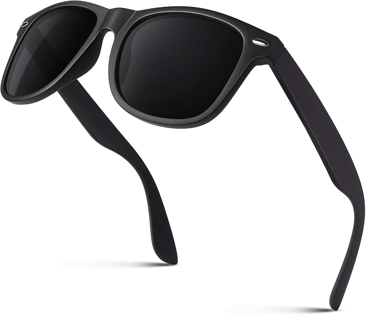 polarized wayfarer style sunglasses