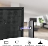 KALIONE 6 Pack Magnetic Wall Mount Remote Control Holder - Black view 6