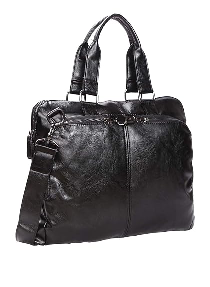 Black PU Satchel