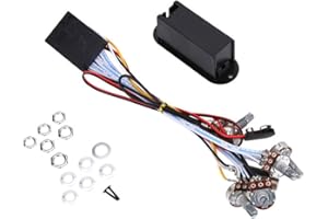 VGEBY 3 Band EQ Preamp for Bass Guitar, Professional Tone Control, 3 Band Active EQ Circuit for Electric Bass, for Music Lovers and Studio Use