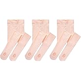 Yitoco Girls Women Dance Ballet Tights Convertible Transition Leggings for Kids Students Tights 60D (Toddler/Kids/Women)