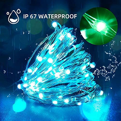 GLODD Multicolored Fairy String Lights Waterproof 16FT 50LEDs String Lights with IR Remote USB Plug 16Colors 5Modes for Bedroom Wedding Christmas Backyard Porch Balcony Party