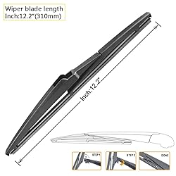 AUTOBOO 26"+16" Windshield Wipers with 12" Rear