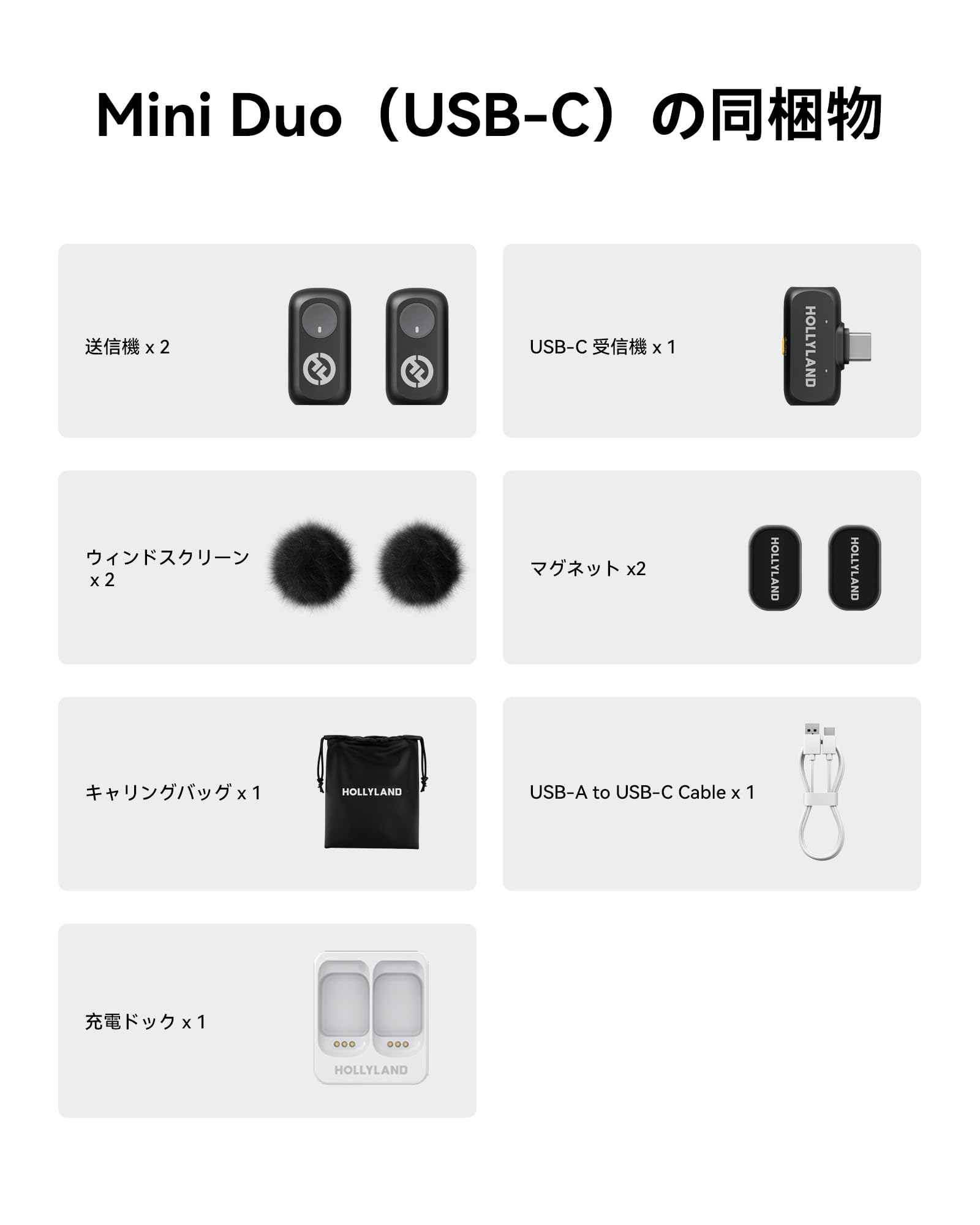 Hollyland Lark A1 Mini Duo Wireless Lavalier Mikrofon für iPhone 15/16/17 & Android,Kabellos Mini Microphone mit EQ&Hall, 6-stufiger Gain-Regelung für die YouTube Podcast Video und Vlog-Erstellung. 9