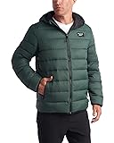 Reebok Men's Jacket – Lightweight Hooded Quilted