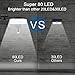VIBELITE Solar Lights Outdoor 80LED Solar Powered Security Shed Lights Motion Sensor Lighting