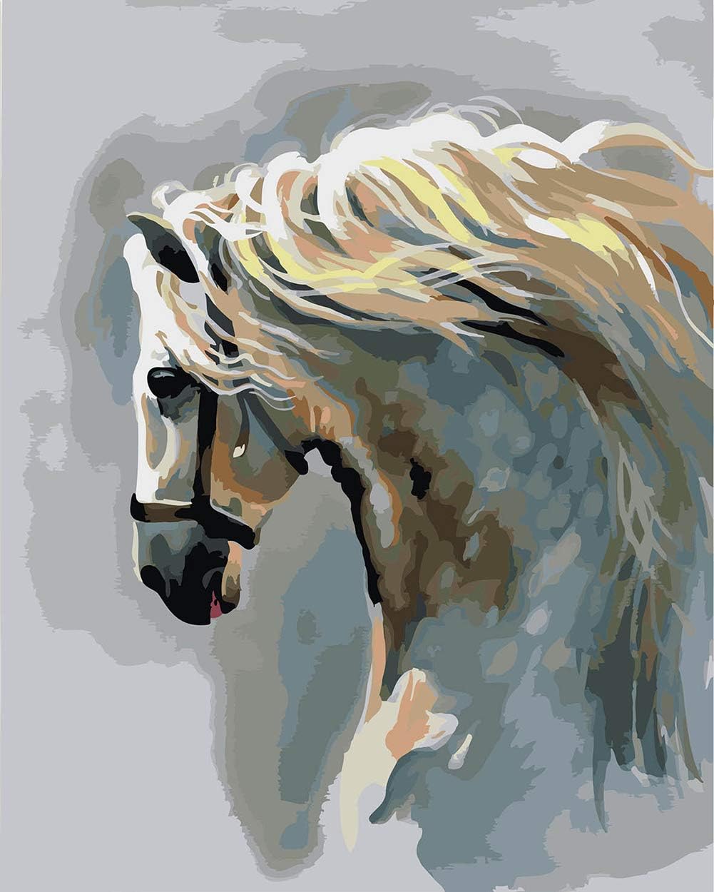 WOWDECOR Paint by Numbers Kits for Adults Kids, DIY Number Painting