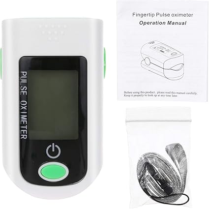 callm Portable Fingertip Oxygen Saturation Monitor Digital Readings with LED Screenfor SpO2/Pulse Rate Simple Use Fast Reading(#AEdf032861)