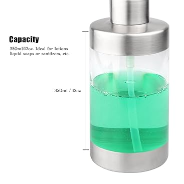 HaavPoois Dishing Soap Dispenser - 300 Ml Seifenpumpe Mit Edelstahl 304