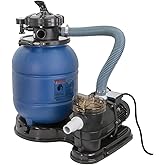 XtremepowerUS 13" Sand Filter 3/4HP Pool Pump 2400GPH High-Flow Above Ground Pool Set with Stand