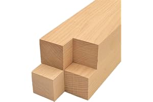 Barrington Hardwoods Maple Lumber Square Turning Blanks (4 Pieces) (1.5" x 1.5" x 12")
