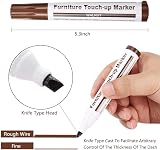kingkindsun Wood Furniture Repair Kit Markers Wax Sticks 17 Pc for Scratches view 6