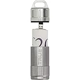 True Utility CashStash + Keyring Cash Holder | Waterproof screw-top keyring capsule stores emergency cash or valuables &ndash; EDC survival pod for travel &amp; camping