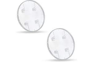 RAWOLP Electric Meter Covers for Milbank 6002 Plastic Meter Socket Blank Clear Cover，Replacement for 6002 Plastic Electric Meter Cover Plate (2 Pack)