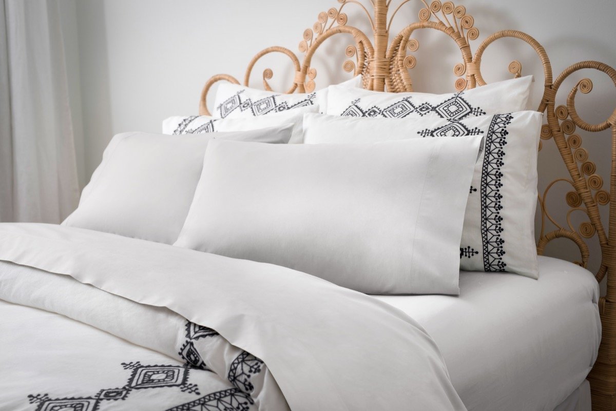 Magnolia Organics Percale Collection Sheet Set - Twin, White