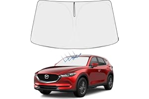 Proadsy Front Windshield Sun Shade Foldable Sunshade Protector Sun Visor Custom Fit 2020 2021 2022 2023 2024 Mazda CX-30 CX30 SUV Accessories 2024 Upgrade