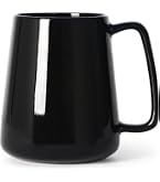 Amazon.com: harebe 24 OZ Ceramic Extra Large Black Coffee Mug with Handle, Oversized Hot Tall Latte Mugs,Dishwasher Safe Big Capacity Giant Mug for  Men Women : Home & Kitchen