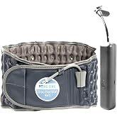 HONGJING Electric Pump Decompression Belt for Lower Back Pain Relief | One-click Automatic Inflatable Back Brace, Lumbar Traction Belt for Women Men, One Size Fits 29-49 Waist, Blue