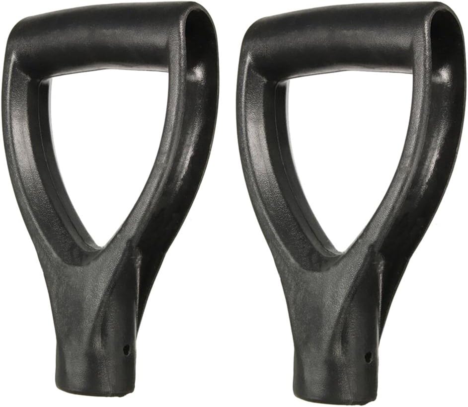 Snow Shovel D Grip Replacement Handles Scoops Rakes Digging 2 Pc Garden