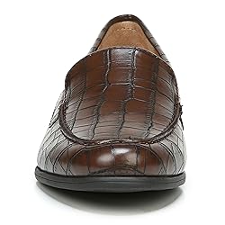 LifeStride Womens Margot Loafer, Brown Croc, 8 US