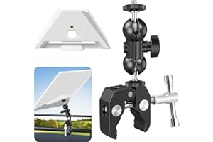 daboot Starlink Mini Mount - 360° Adjustable RV Ladder Clamp Mount for Starlink Mini Accessories Fits 1.5–5.3CM Pipes, Ideal 