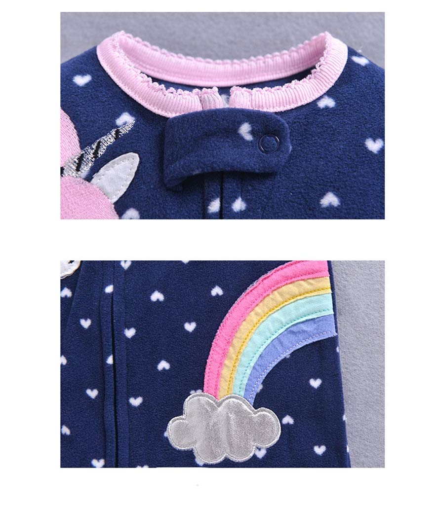 baby fleece sleepsuits winter