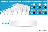 WoodPress 22mm Matt White Melamine Edge Banding 7.5m Pre-Glued view 4