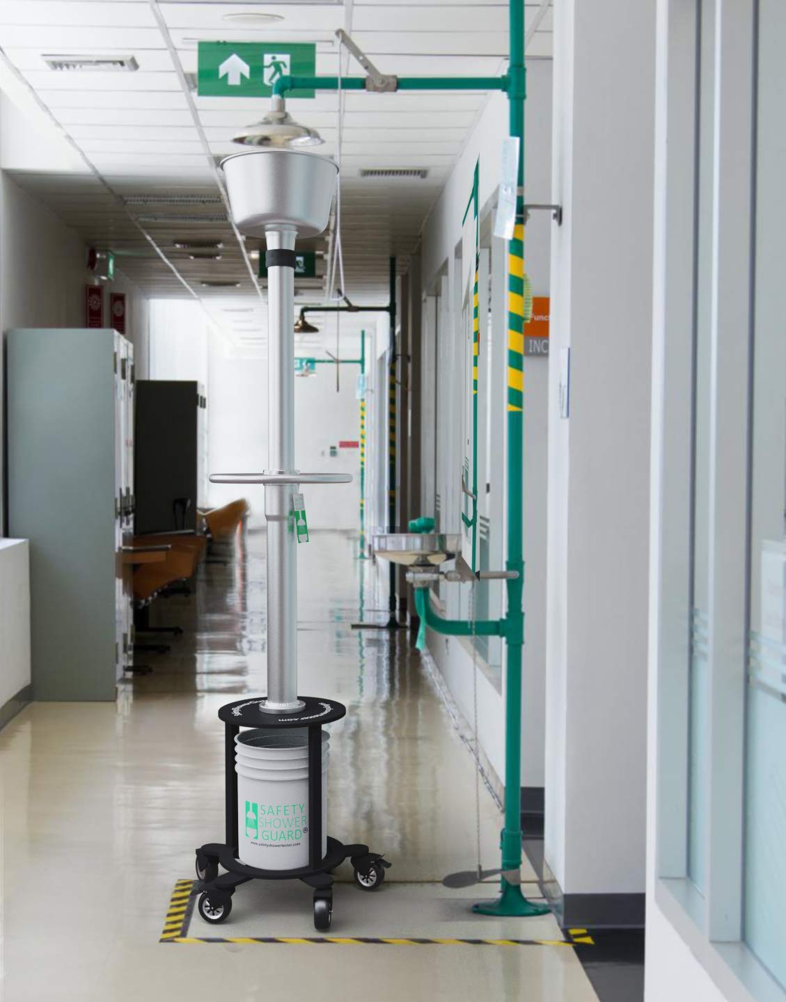 Safety Shower Test Kit Equipment Drench Shower Tester For Emergency