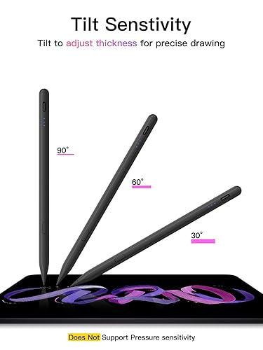 Stylus Pen for ipad 2018-2025, USB-C Fast Charging Pencil, Pixel