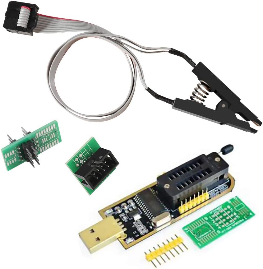 ALMOCN SOIC8 SOP8 Flash Chip IC Test Clip Adapter Programmer BIOS CH341A USB