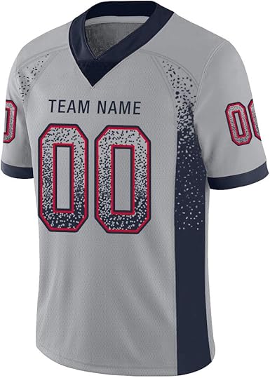 custom printed football jerseys