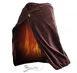 Nekewe USB Heated Warm Fleece Shawl & Wrap
