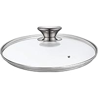 Cook N Home Tempered Glass Lid, 10.24 inches, Clear