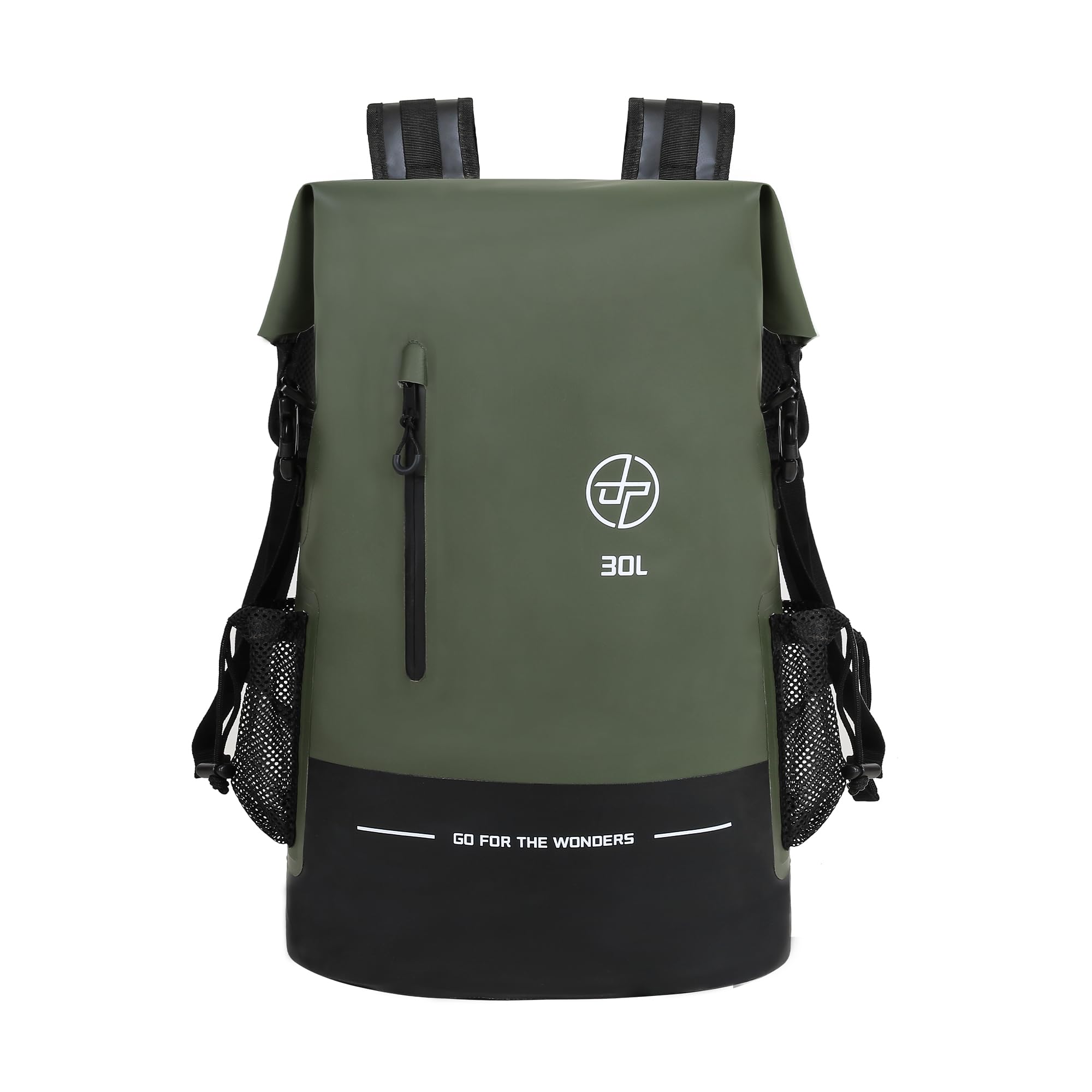 Photo 1 of UPWELL Waterproof Dry Bag 30L Boating Backpack for Travel Hiking Camping Bags for Kayaking Hiking Waterproof Bags Swimming Floating Submersible Dry Bag Green