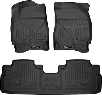Amazon Com Husky Liners 98351 Fits 2009 12 Ford Escape 2009 11 Mercury Tribute Weatherbeater Front 2nd Seat Floor Mats Black Automotive
