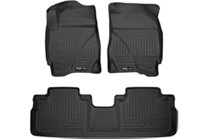 Husky Liners - Weatherbeater | Fits 2009 - 2012 Ford Escape, 2009 - 2011 Mazda Tribute/Mercury Mariner - Front & 2nd Row Liner - Black, 3 pc. | 98351