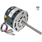 5KCP39GGZ183S Blower Fan Motor Replaces Carrier Bryant Payne5KCP39GGS335S | 336S HC41AE117 GE Genteq G3S044, 1/3 HP 115V 1075RPM 4-Speeds 245W Quiet Motor include 5MFD capacitor Leungoo